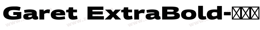 Garet ExtraBold字体转换